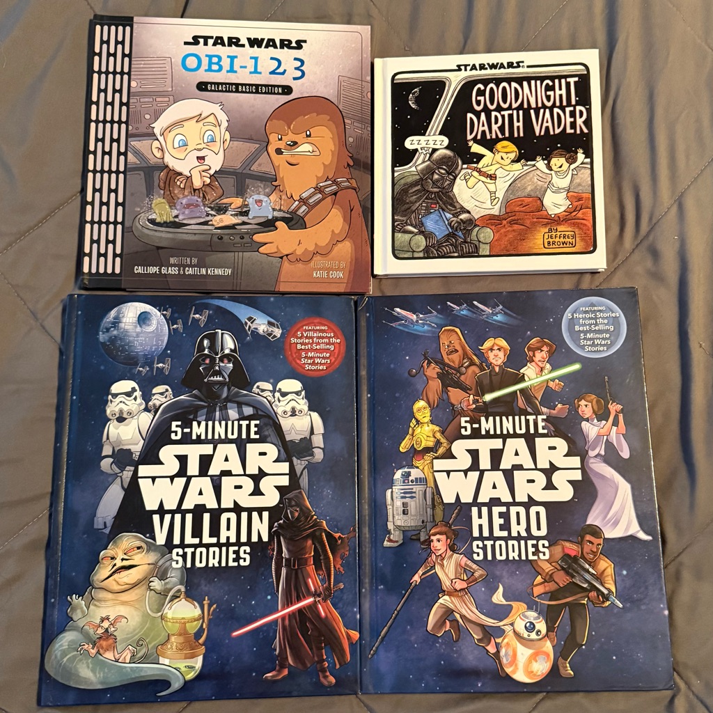 Star Wars Childrens Books Lot Of 4 All Brand New